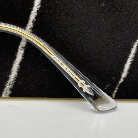 NEW BALENCIAGA BB0015O 003 CAT EYE GOLD WOMEN EYEGLASSES BALENCIAGA - Picture 9 of 10